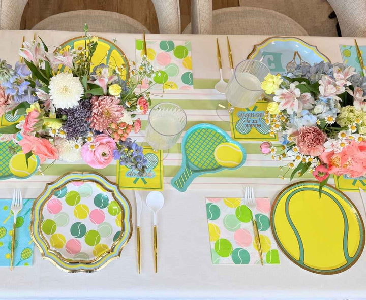 Tennis Ball Multi Salad Plates/8pk