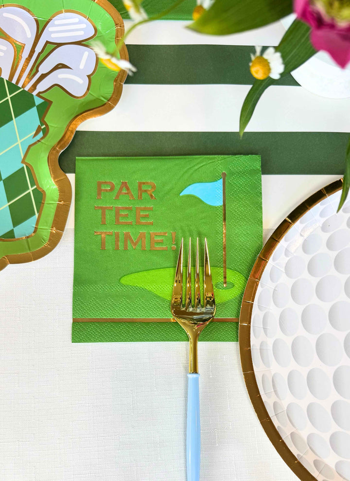 Golf Ball Die Cut Dinner Plates/8pk