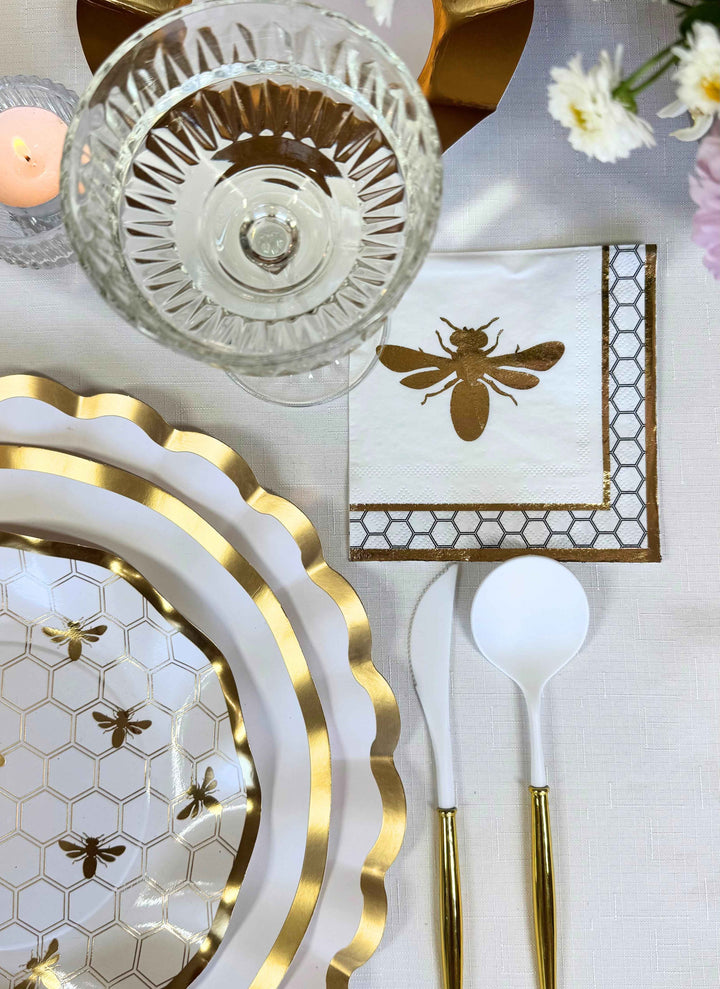 Gilded Honey Table Setting