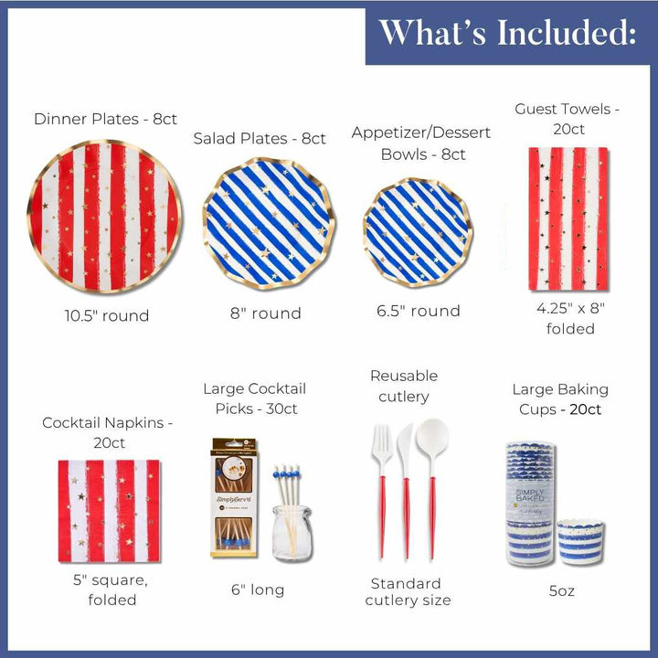 The Ultimate 4th of July Tablescape: Patriotic Confetti