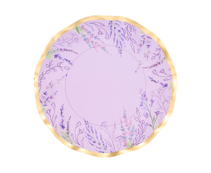 Lavender Fields Salad Plates/8pk