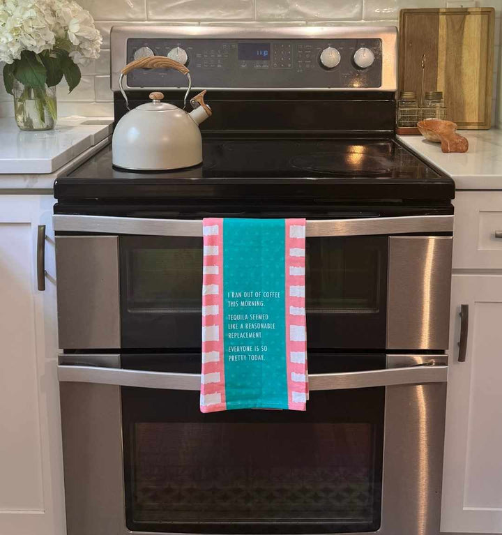 Ran Out of Coffee Dish Towel