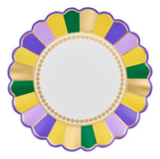 Let's Mardi Dinner Plates/8pk