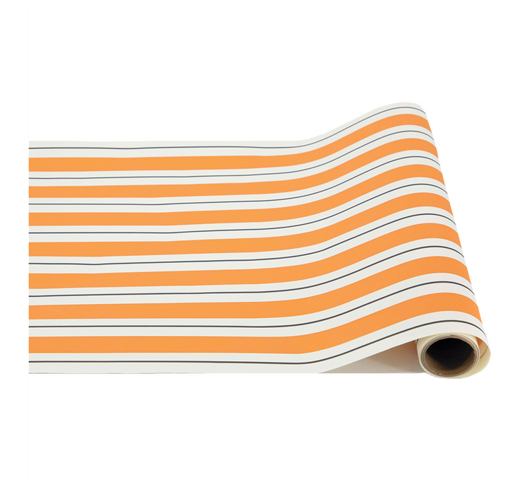 Orange & Black Stripe Runner - 20 x 25'"