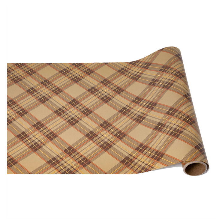 Autumn Plaid Runner - 20" x 25'