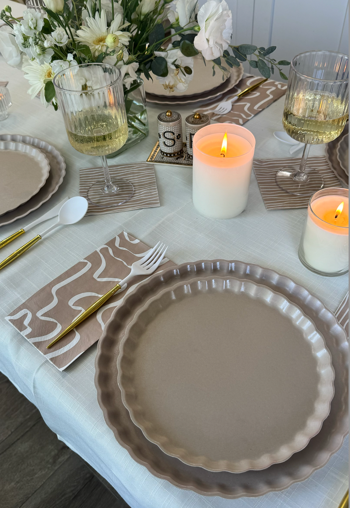 Simply Eco Dinner Plate- Sand/8pkg