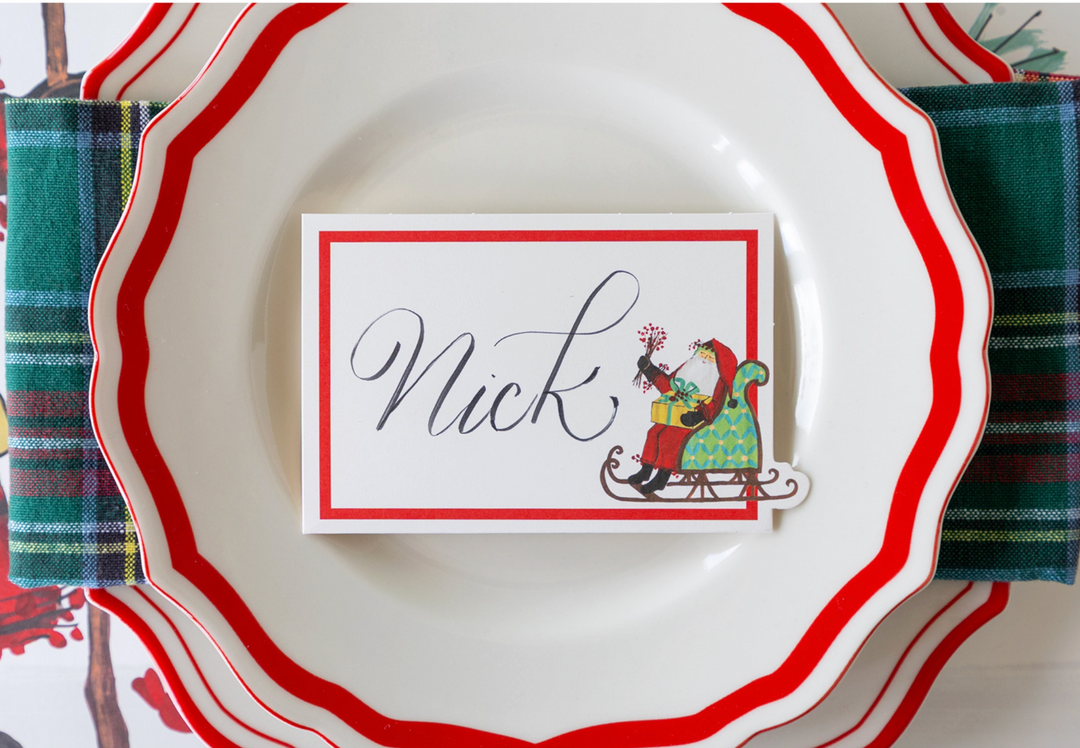 Old. St Nick Place Cards/12ct