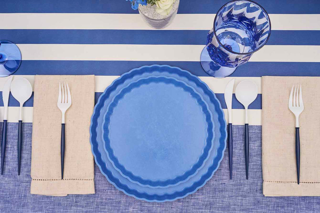 Simply Eco Dinner Plate- French Blue/8pkg