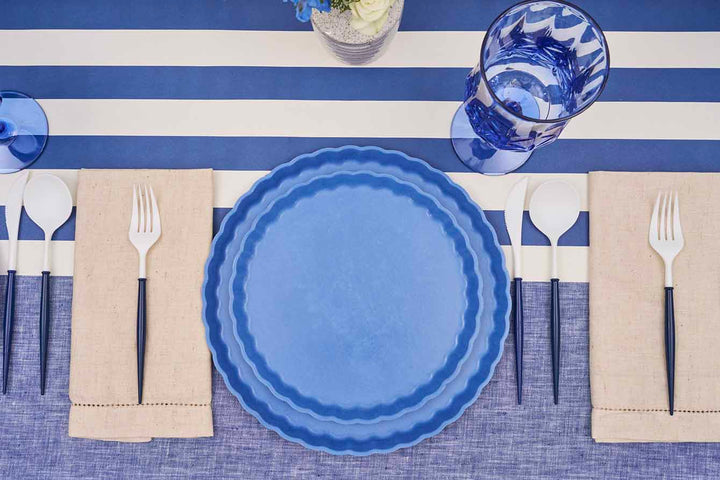 Simply Eco Dinner Plate- French Blue/8pkg