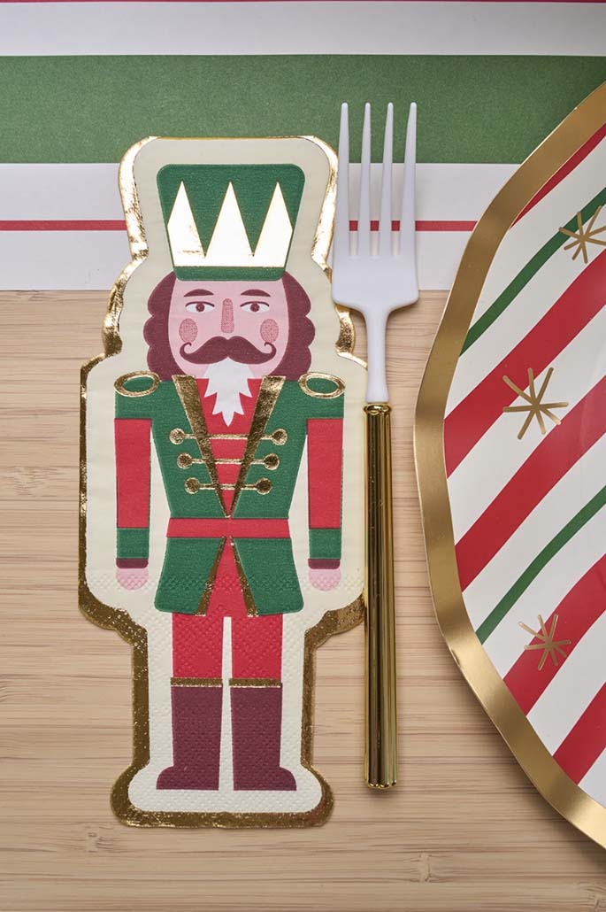 Guest Towel Nutcracker Christmas/16 pkg