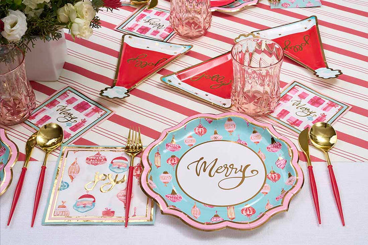 Jolly Holiday Table Setting