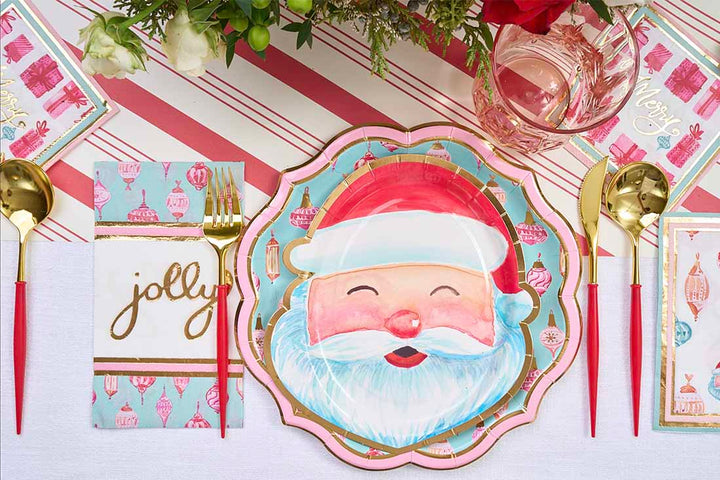Jolly Holiday Table Setting