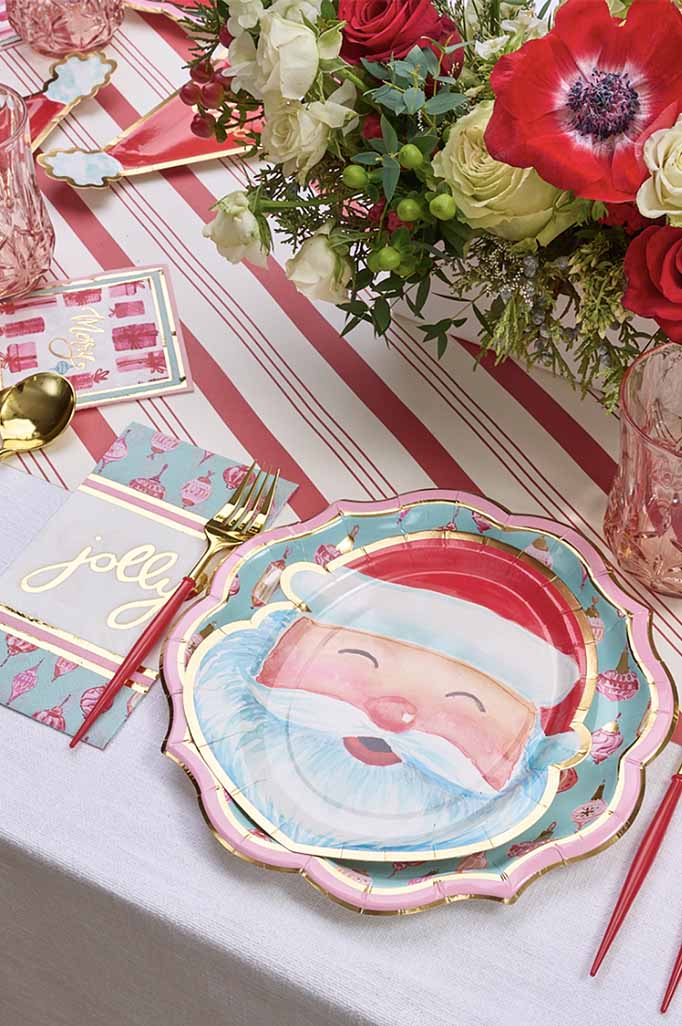 Jolly Holiday Table Setting