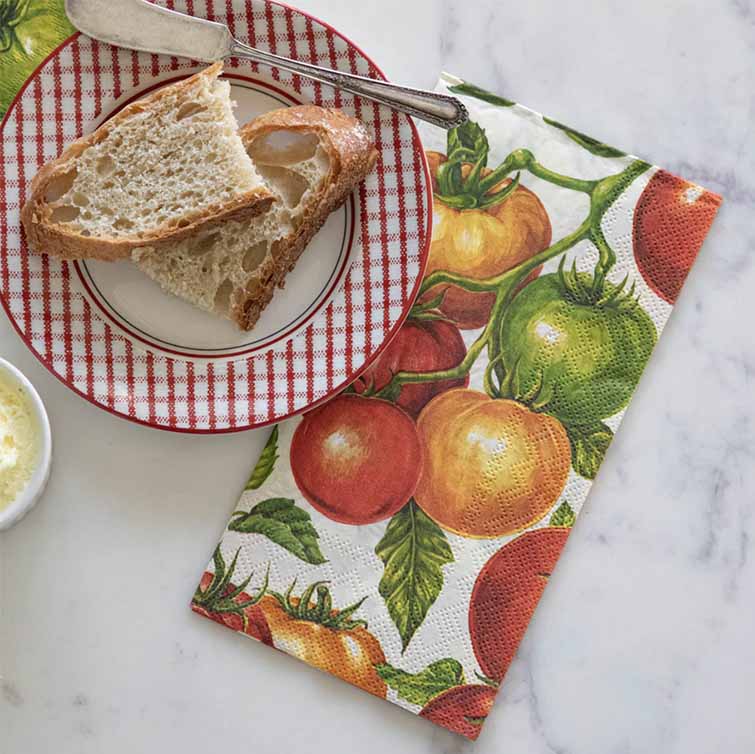 Tomato Guest Napkin - pack of 16