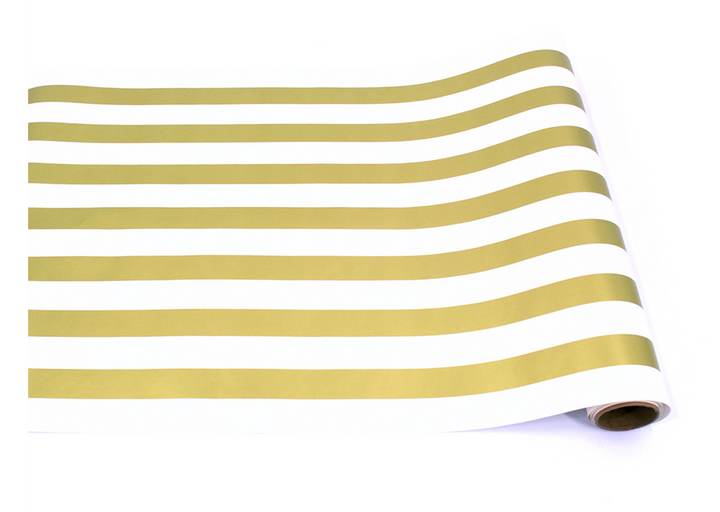 Gold Classic Stripe Runner - 20" x 25'