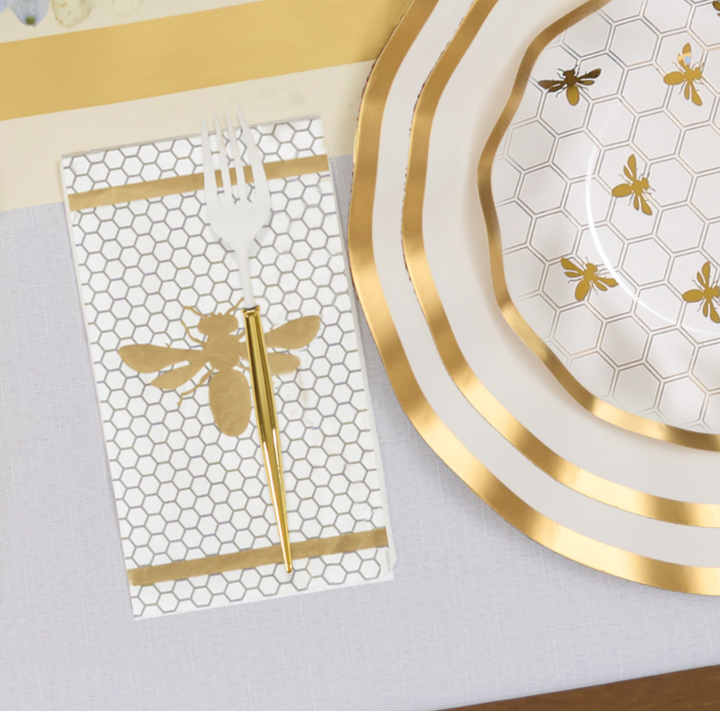 Gilded Honey Table Setting