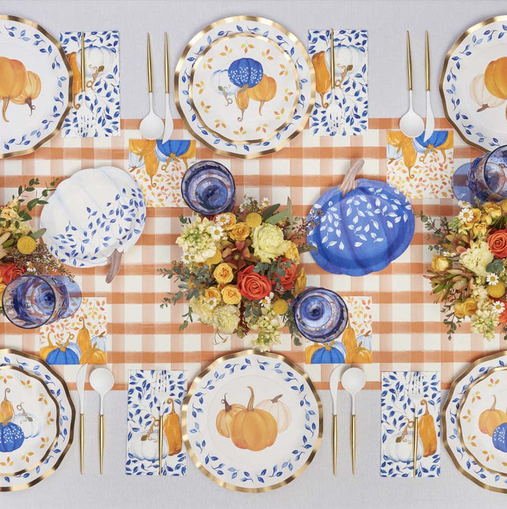 Harvest Blues: The Ultimate Thanksgiving Table