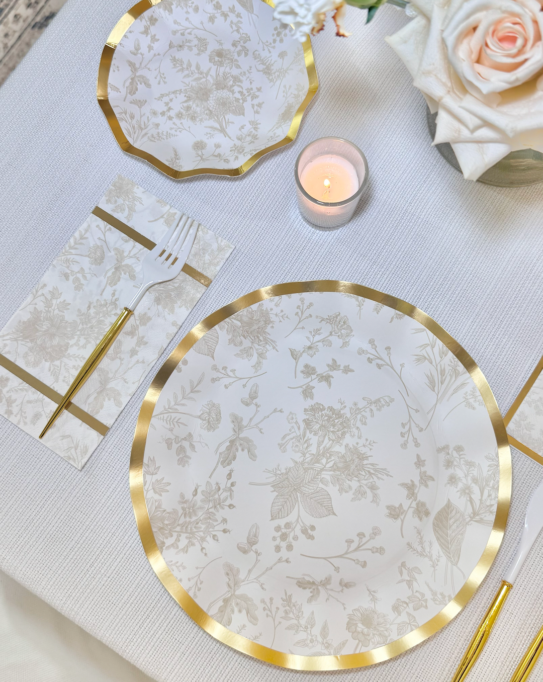 Timeless Table Setting: Sand