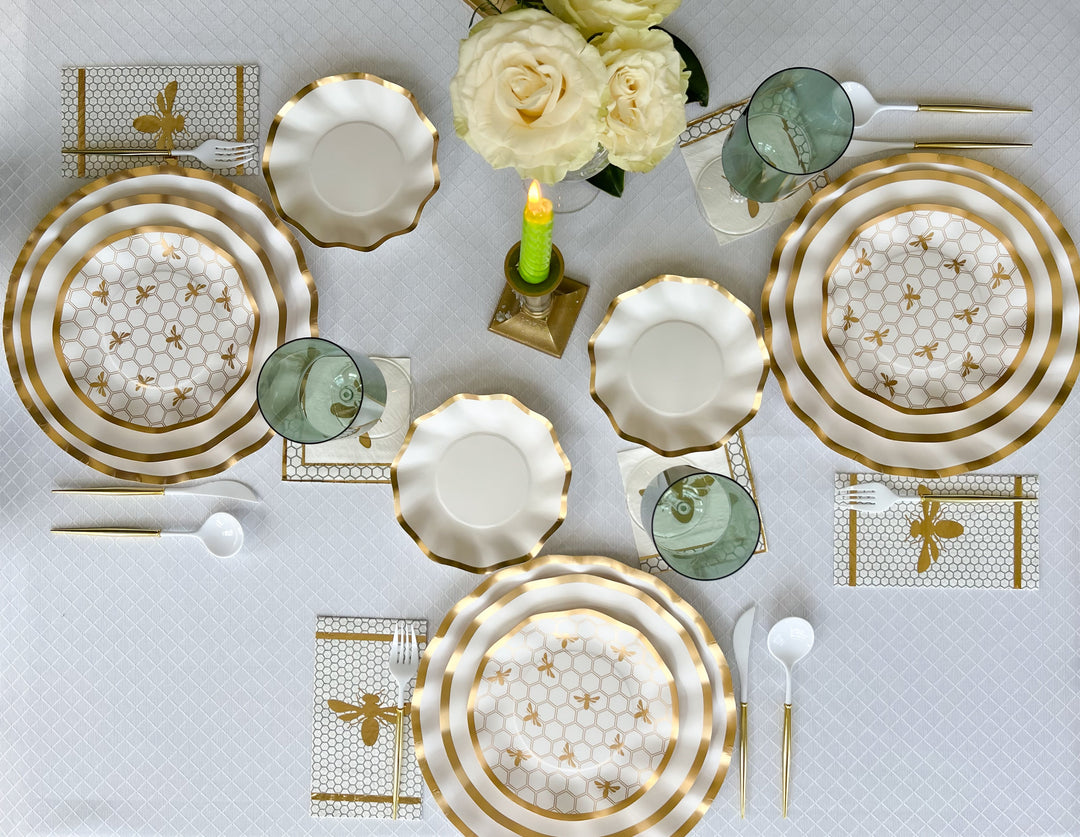 Gilded Honey Table Setting