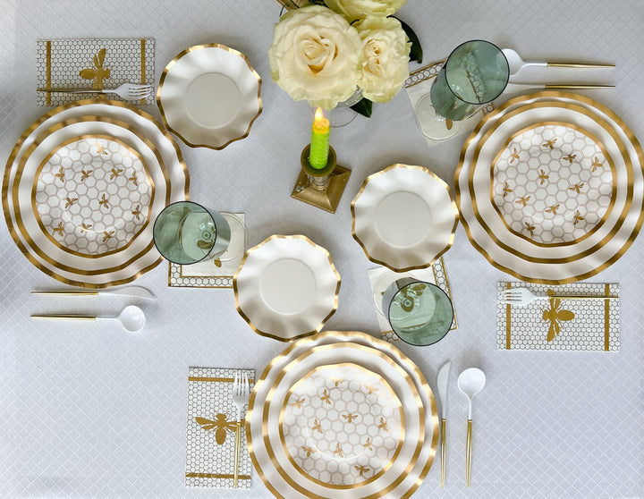 Gilded Honey Table Setting