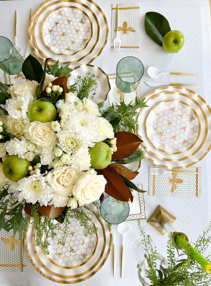 Gilded Honey Table Setting