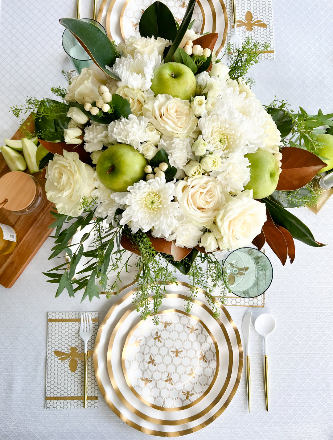 Gilded Honey Table Setting