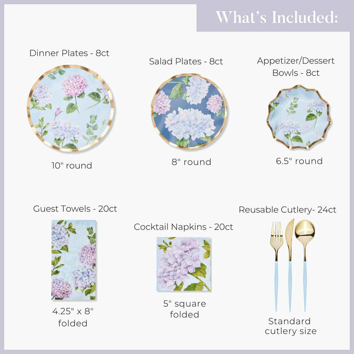 Hydrangea Table Setting