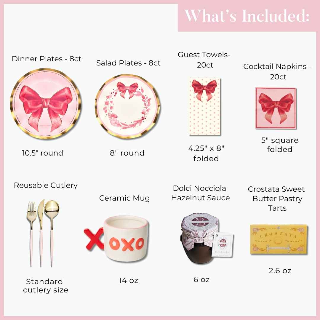 The Ultimate Galentine's Day Tablescape: Pink Bows