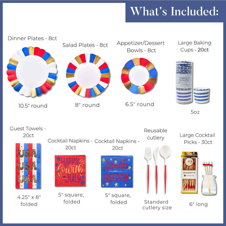 The Ultimate 4th of July Tablescape: Modern Patriotic
