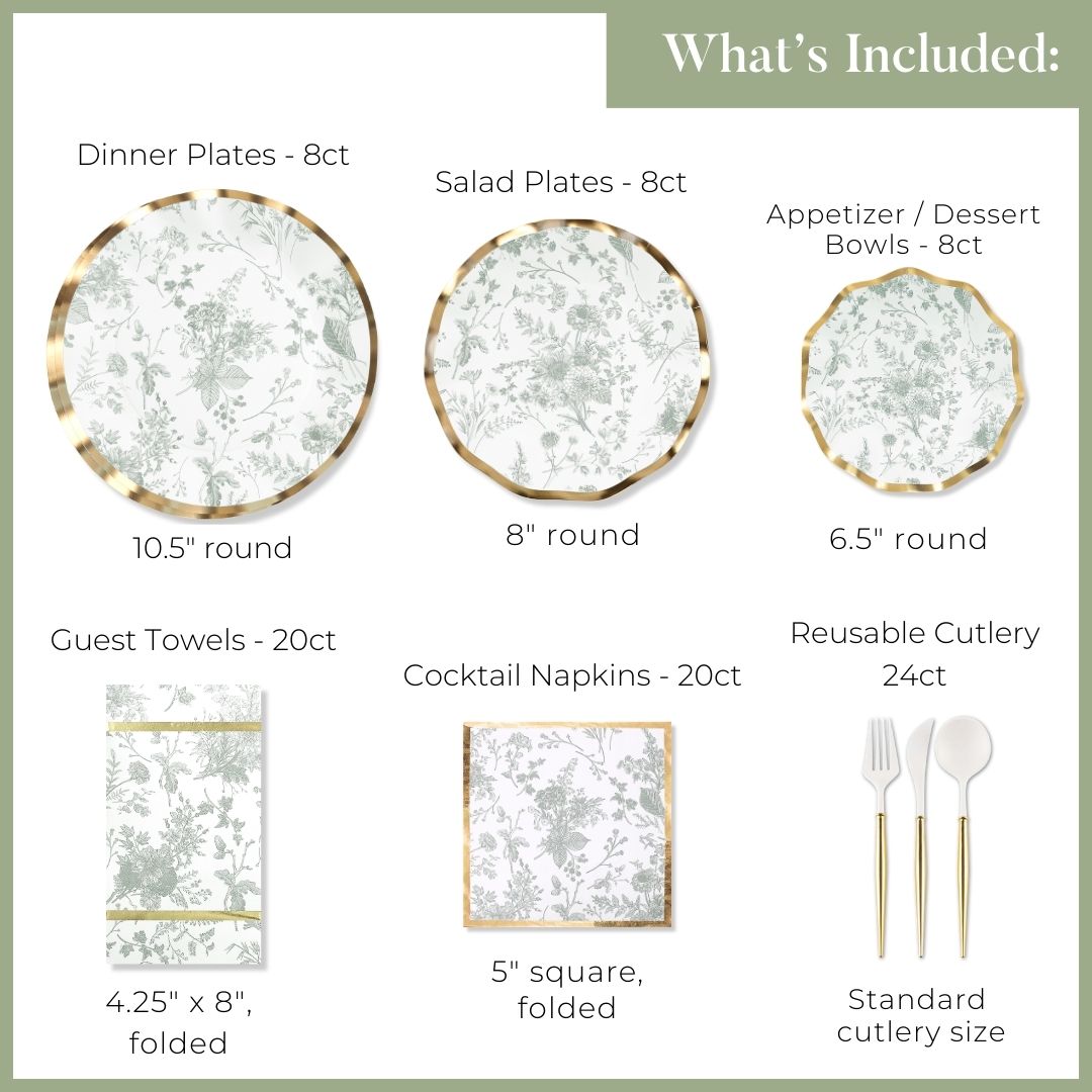 Timeless Table Setting: Sage