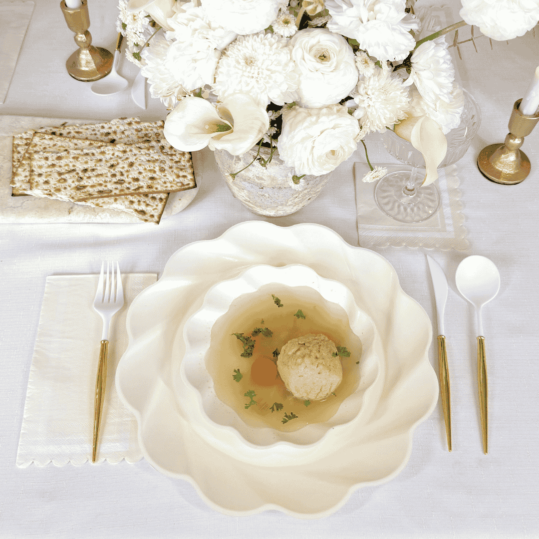 Stunning Seder Table Setting – Sophistiplate LLC