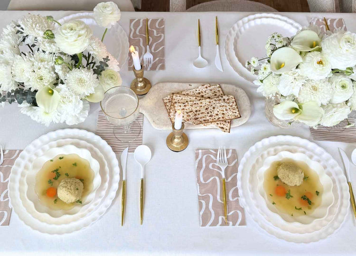 Stunning Seder Table Setting