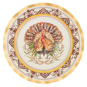 Turkey & Gourds Dinner Plates/8pk