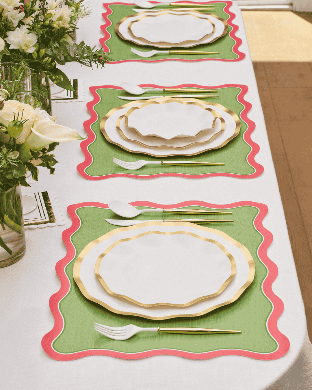Everyday White Table Setting
