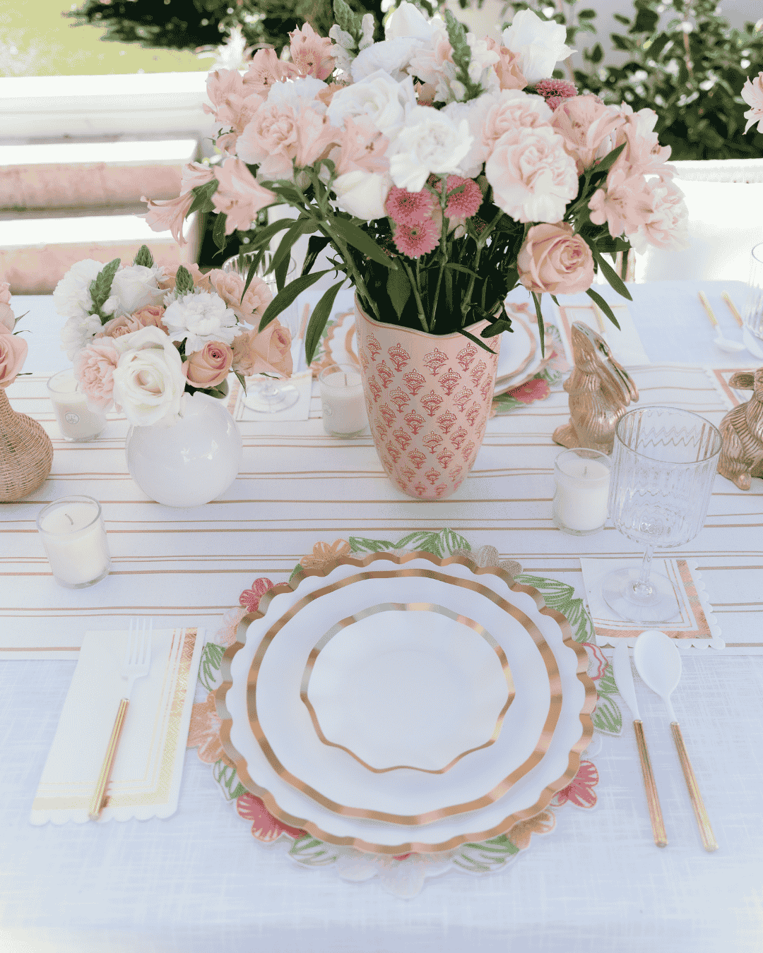 Everyday White Table Setting