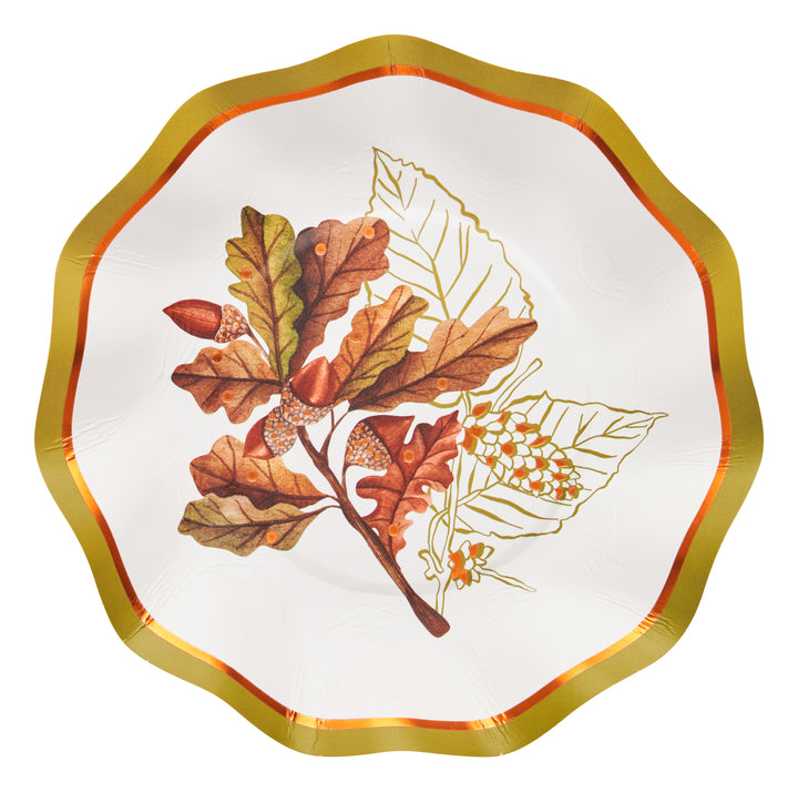 Acorn and Oak Appetizer/Dessert Bowl/8pk