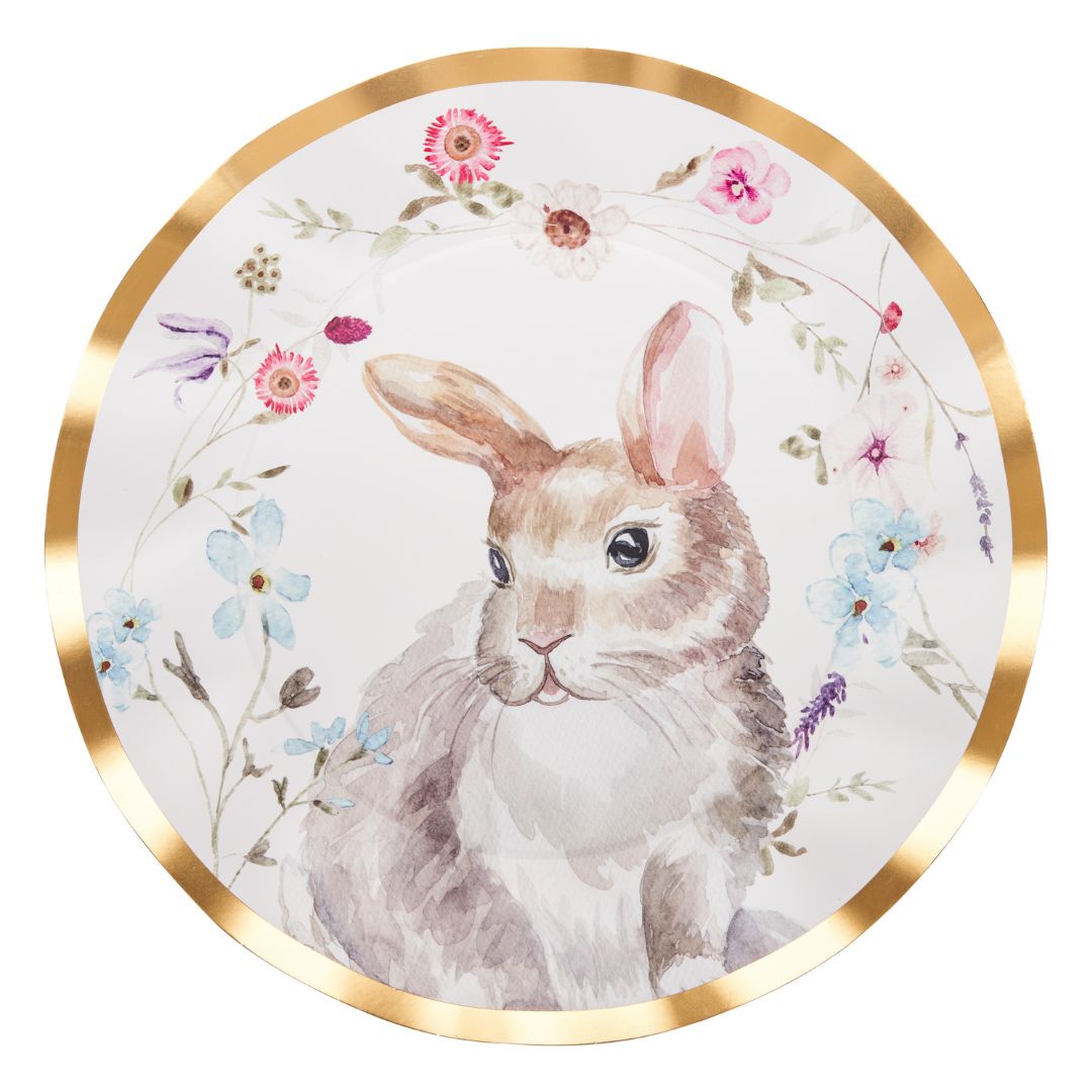 Wavy Dinner Plate Charming Easter - 8pkg