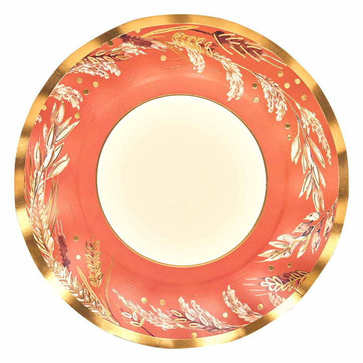 Harvest Wheat Wavy Dinner Plates