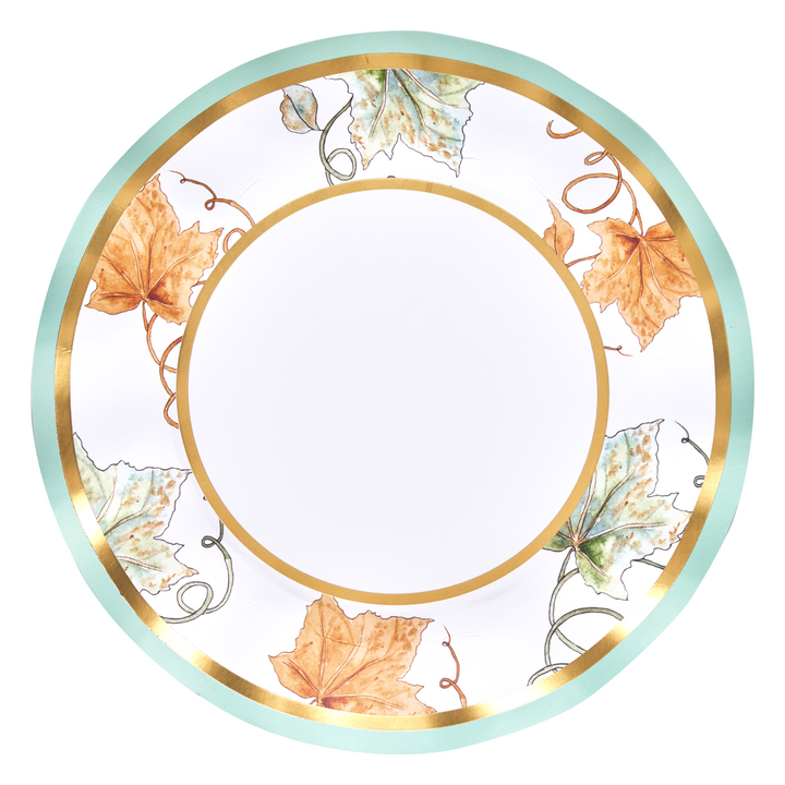 Bright & Thankful Wavy Dinner Plate/8pk
