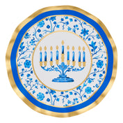 Hanukkah Toile Salad Plates/8pk