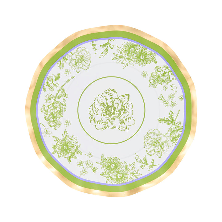 Easter Toile Salad Plates/8pk