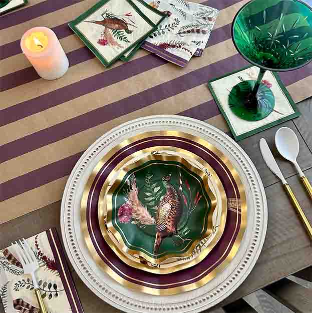Feather Grove Wavy Paper Appetizer/Dessert Bowl/8pk Info