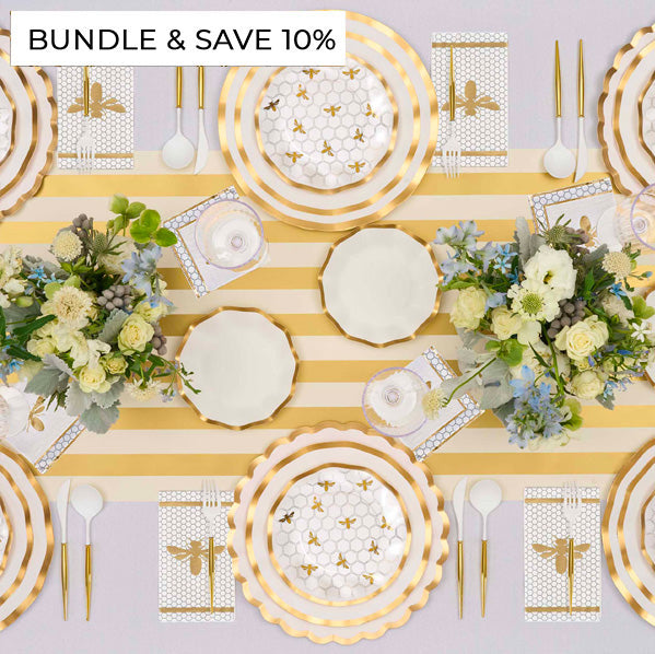 Ultimate Rosh Table for 16: Gilded Honey