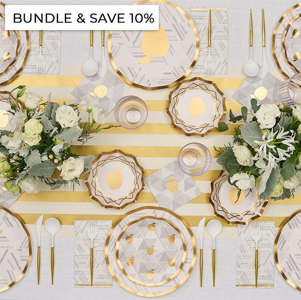 Ultimate Rosh Table for 16: Golden Apple