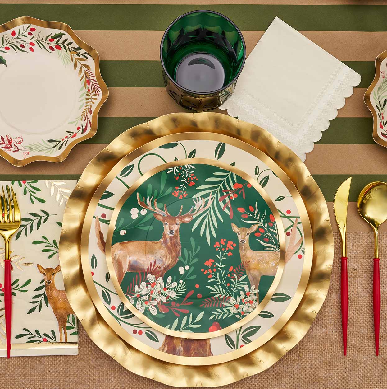 Christmas Forest Table Setting – Sophistiplate LLC