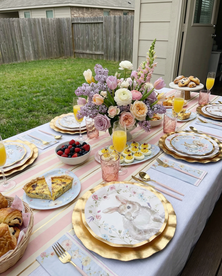 Charming Easter Table Setting