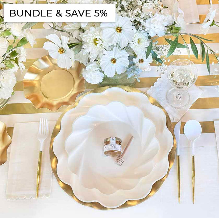 The Ultimate Sukkot Tablescape: Cream & Gold