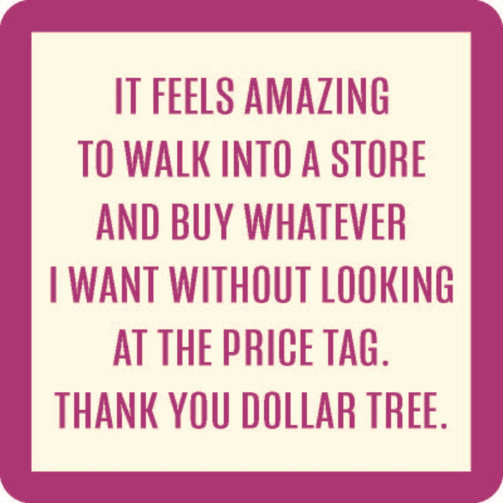 Walk into a Store Coaster