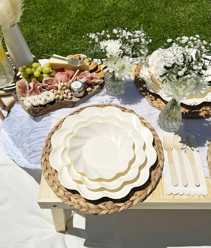 Simply Eco Compostable Table Setting - Cream