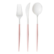 Blush Bella Plastic Cutlery/24pc, Service for 8